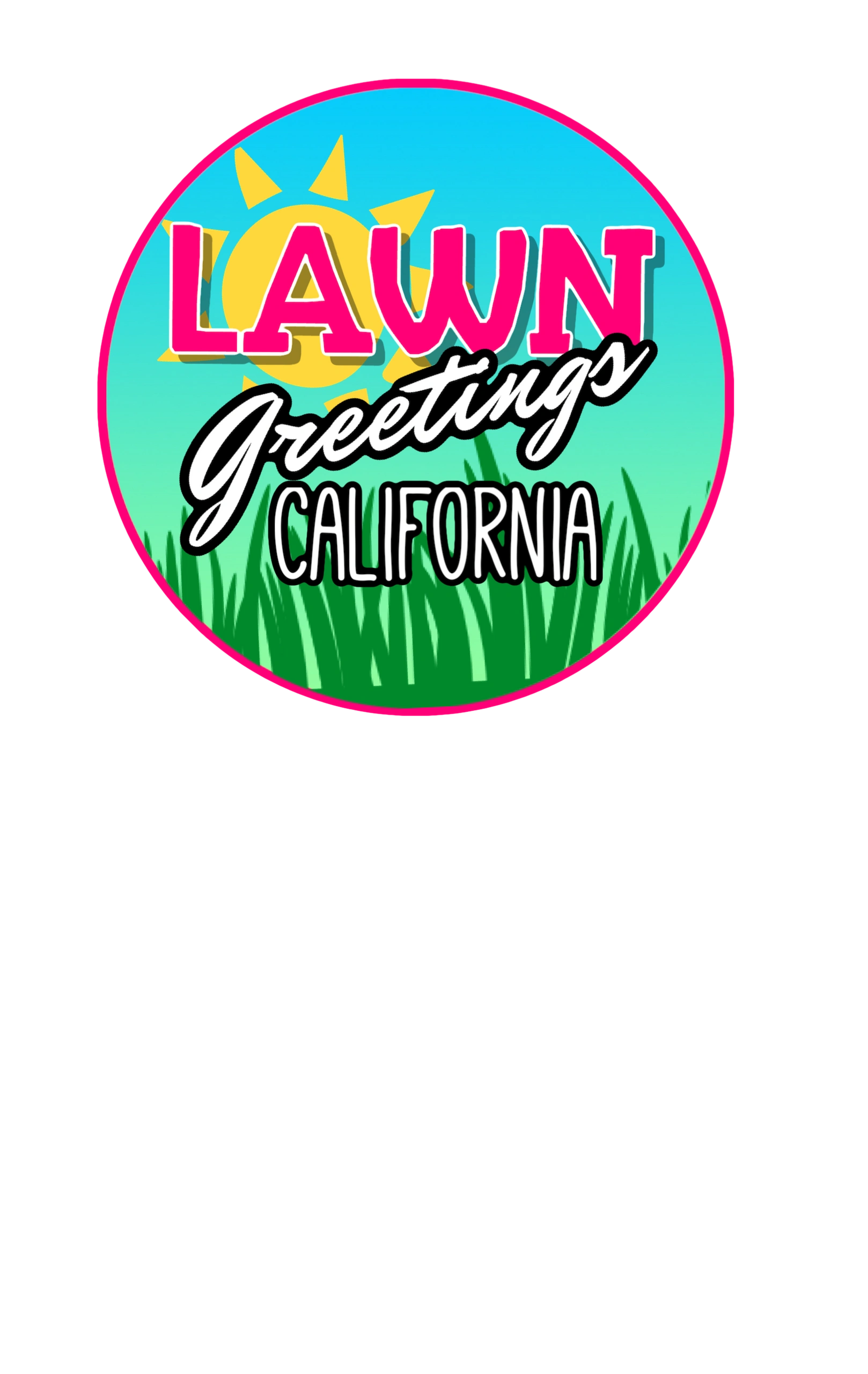 Lawn Letters of California Home